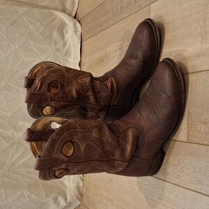 Boulet Leather Cowboy Boots Size 8.5